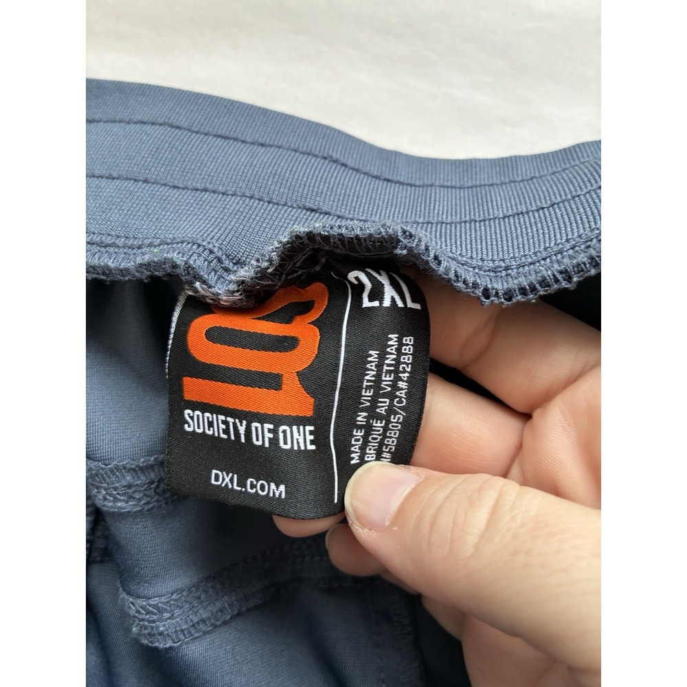 Society Of One DXL Jogger Pants Men's 2XL Blue 29" Inseam Casual Pockets Pull On - Picture 3 of 8